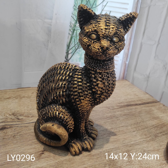 LY0296 HASIR KEDİ AYAKTA DURAN