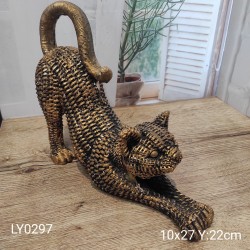 LY0297 HASIR KEDİ ÖNE UZANAN